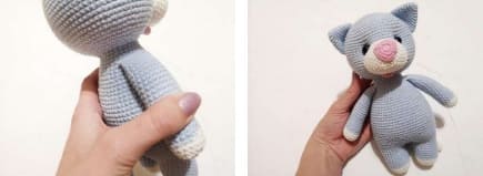 Crochet Cute Cat PDF Amigurumi Free Pattern Sew Arms