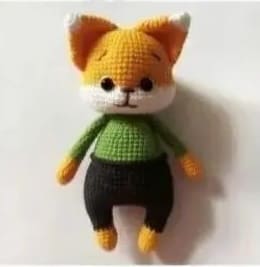 Crochet Cute Fox PDF Amigurumi Free Pattern Muzzle 3