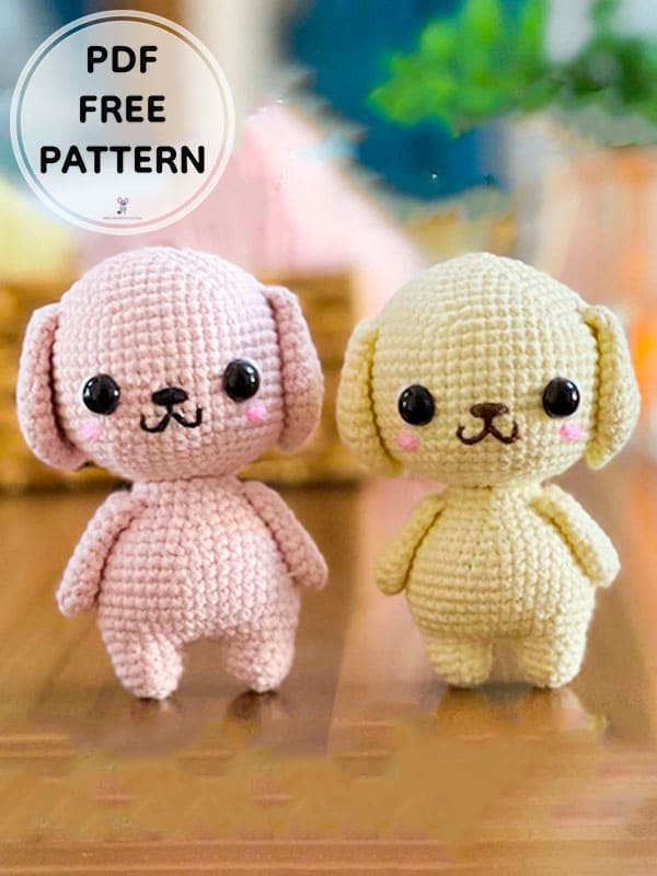 Crochet Cute Puppy Amigurumi PDF Pattern 1