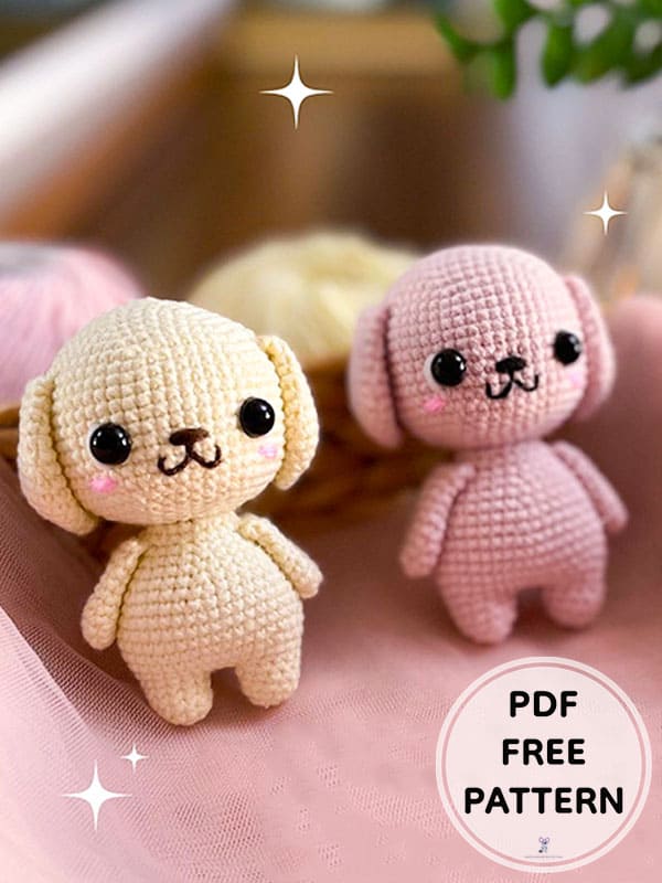 Crochet Cute Puppy Amigurumi PDF Pattern 2