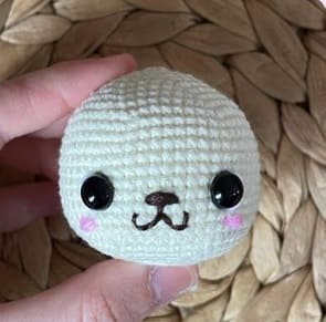 Crochet Cute Puppy Amigurumi PDF Pattern Head1