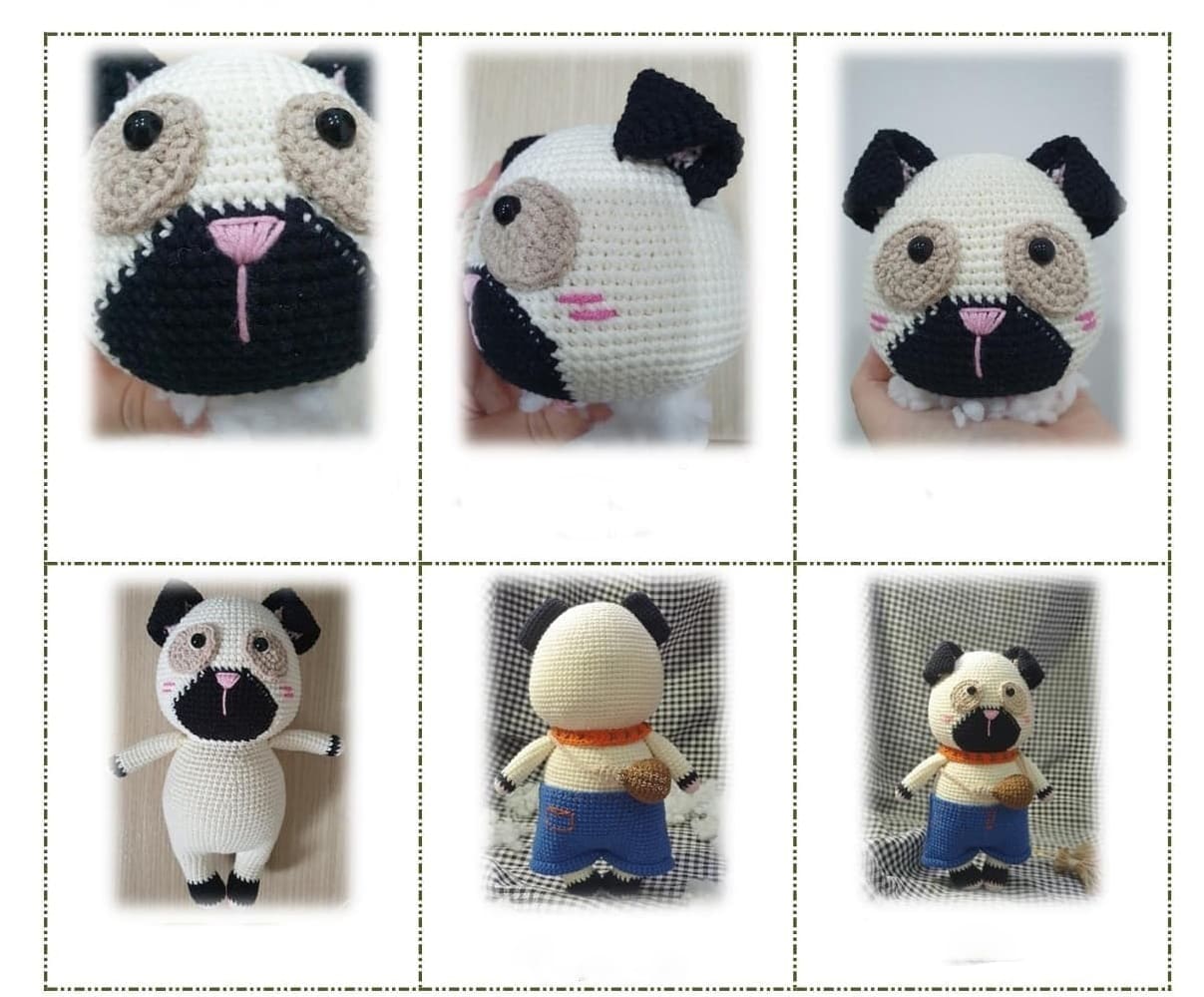 Crochet Dog PDF Amigurumi Free Pattern Assembly
