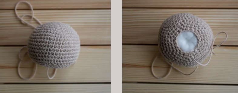 Crochet Doll Lina PDF Amigurumi Free Pattern Head