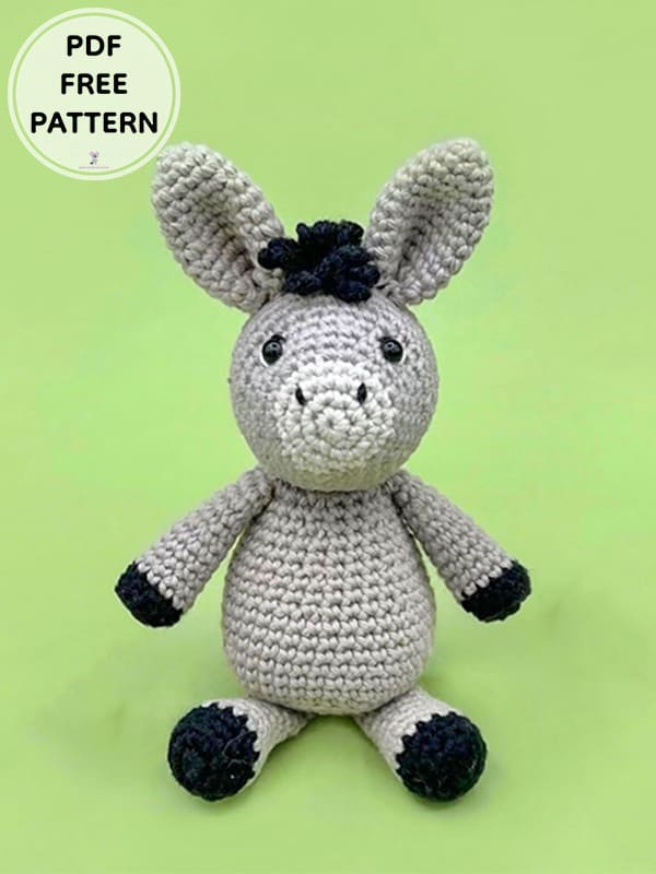 Crochet Donkey PDF Amigurumi Free Pattern