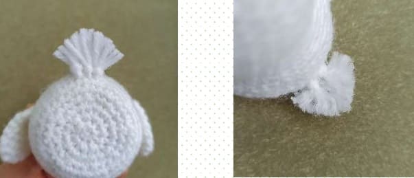 Crochet Duck Flower PDF Amigurumi Free Pattern Tail