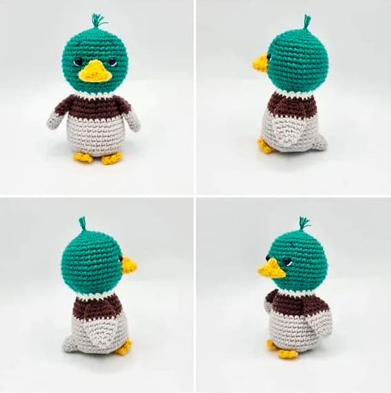 Crochet Duck PDF Amigurumi Free Pattern 1