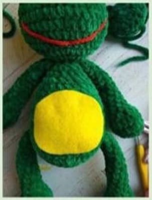 Crochet Frog PDF Amigurumi Free Pattern 5