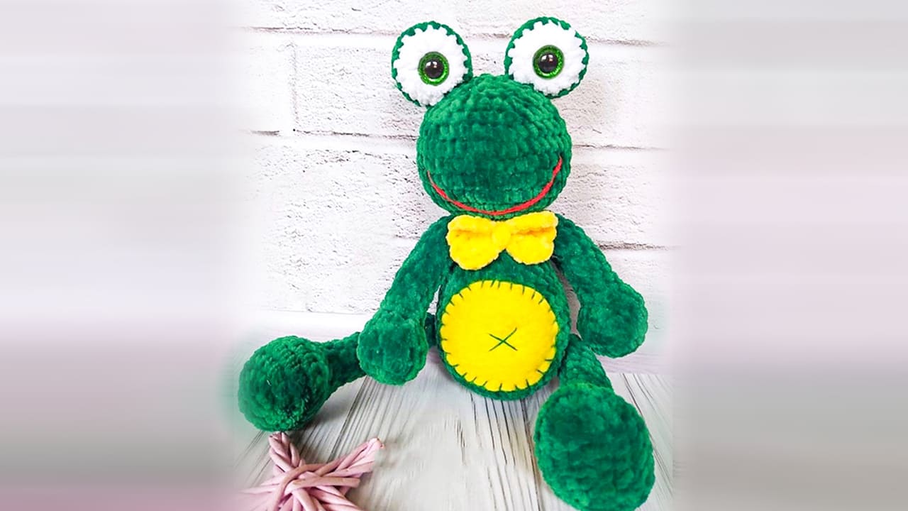 Crochet Frog PDF Amigurumi Free Pattern 9