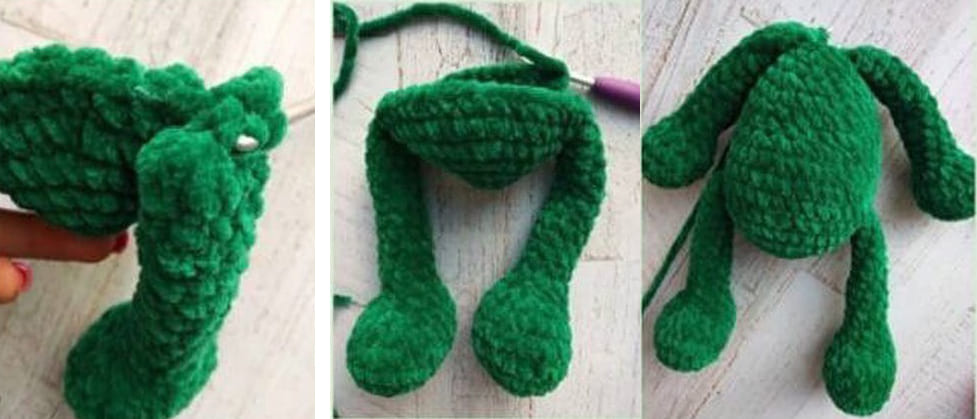Crochet Frog PDF Amigurumi Free Pattern Body