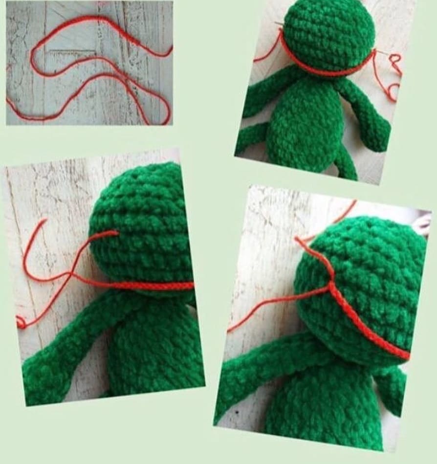 Crochet Frog PDF Amigurumi Free Pattern Mouth 2 1