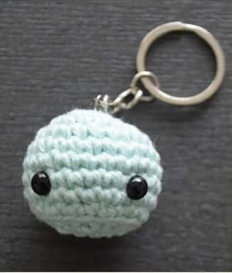 Crochet Jellyfish Keychain PDF Amigurumi Free Pattern Body