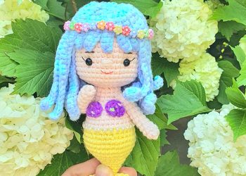 Crochet Mini mermaid PDF Amigurumi Free Pattern