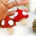 Crochet Mushroom Keychain PDF Amigurumi Free Pattern 3 75x75