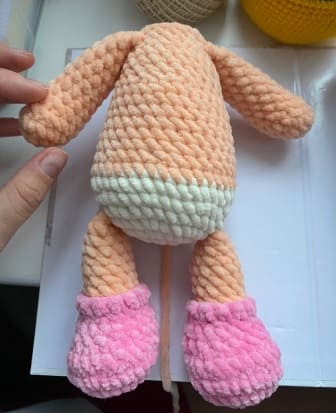 Crochet Plush Bunny PDF Amigurumi Free Pattern Body 3