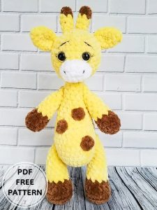 Crochet Plush Giraffe PDF Amigurumi Free Pattern - 500+ PDF Passo a ...