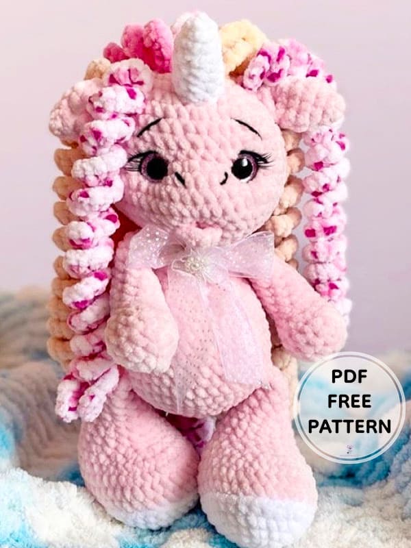 Crochet Unicorn PDF Amigurumi Free Pattern 3 2