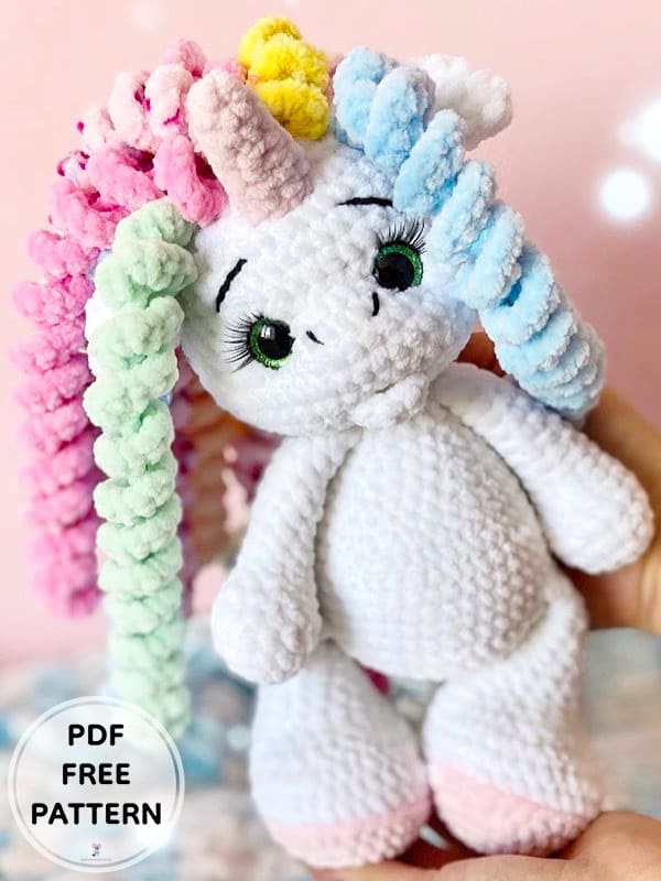 Crochet Unicorn PDF Amigurumi Free Pattern