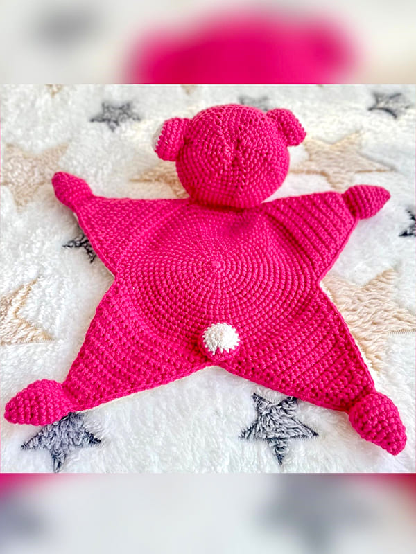 Lovely Bear Crochet Baby Blanket PDF Free Pattern 1