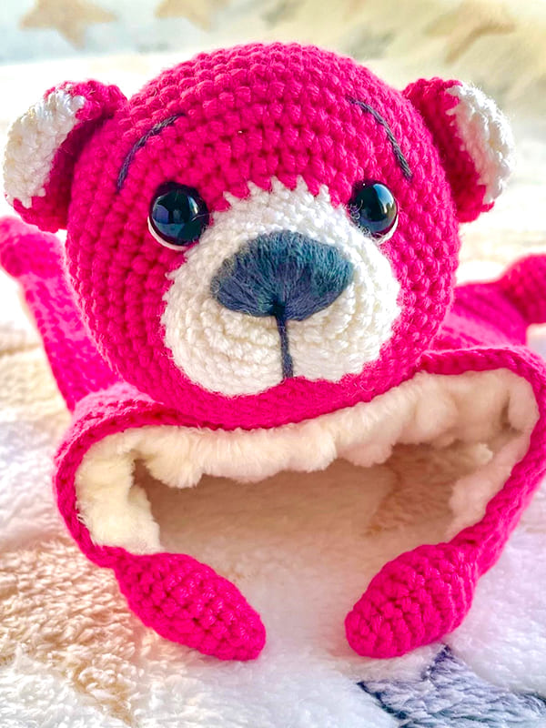 Lovely Bear Crochet Baby Blanket PDF Free Pattern 4