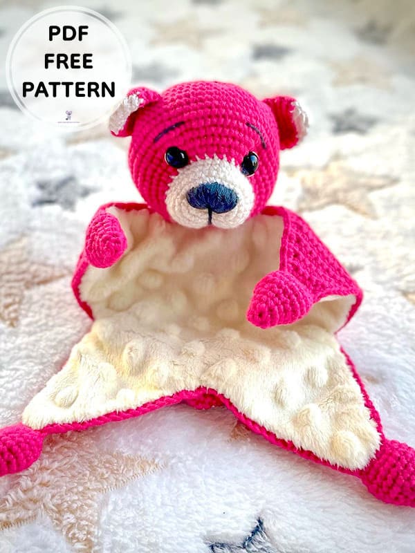 Lovely Bear Crochet Baby Blanket PDF Free Pattern