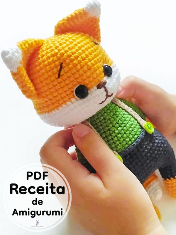 PDF Croche Bonitinho Raposa Receita De Amigurumi Gratis 3