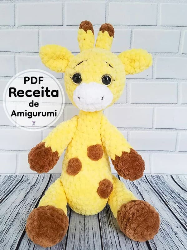 PDF Croche Girafa De Pelucia Receita De Amigurumi Gratis 2