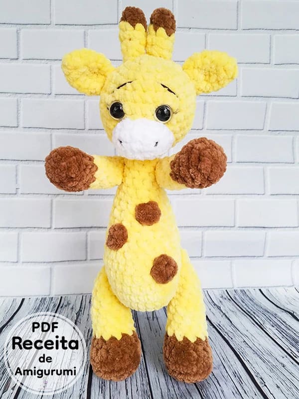 PDF Croche Girafa De Pelucia Receita De Amigurumi Gratis 3