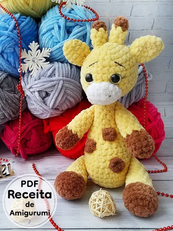 PDF Croche Girafa De Pelucia Receita De Amigurumi Gratis 4