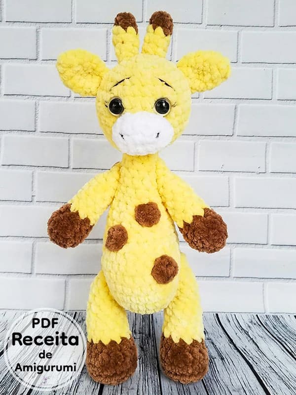 PDF Croche Girafa De Pelucia Receita De Amigurumi Gratis