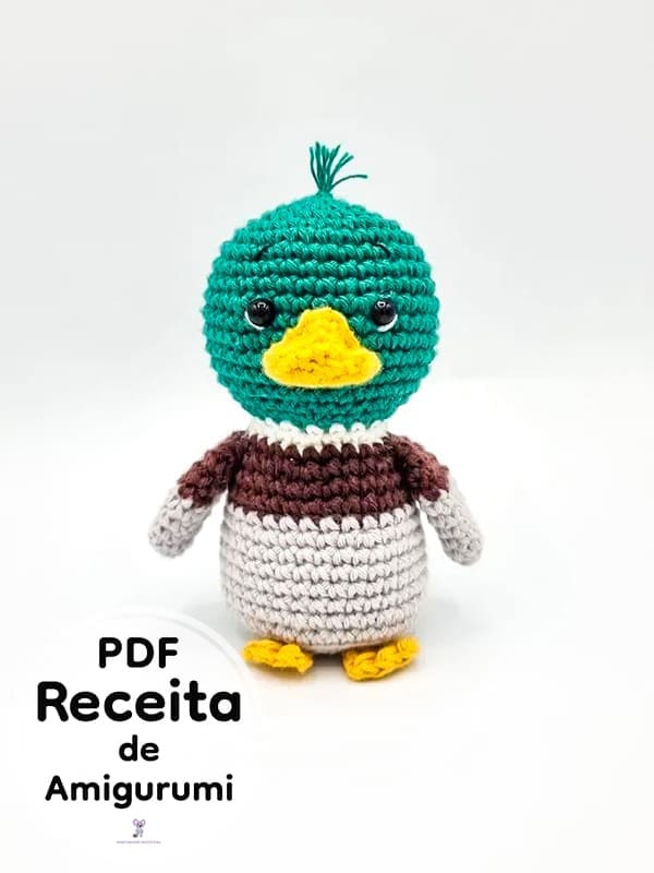 PDF Croche Pequeno Pato Receita De Amigurumi Gratis 2