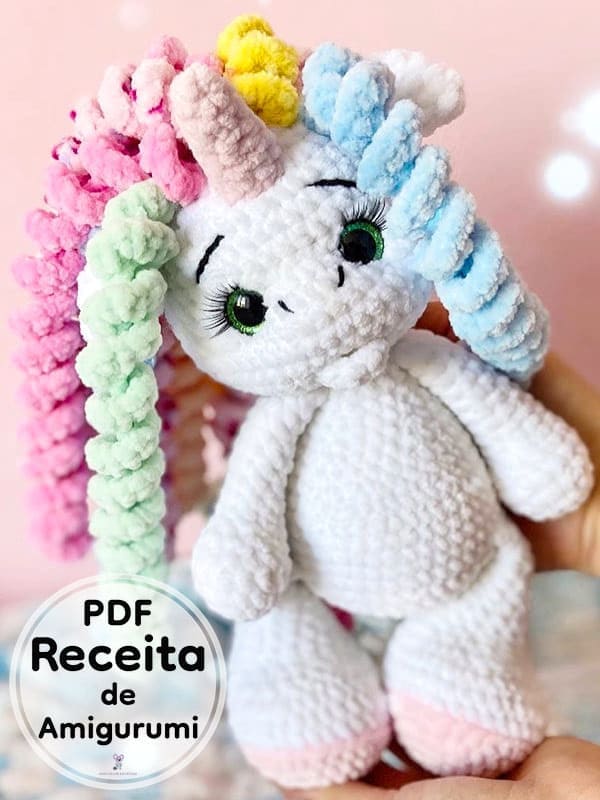 PDF Croche Unicornio Lali Receita De Amigurumi Gratis 2