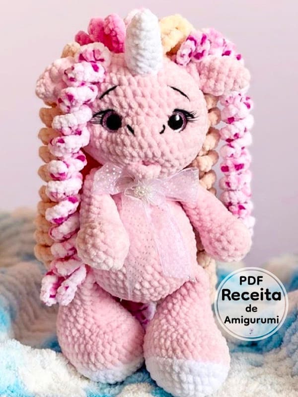 PDF Croche Unicornio Lali Receita De Amigurumi Gratis 3