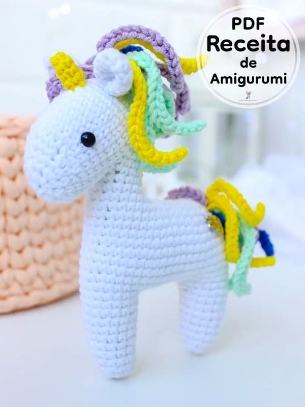 PDF Croche Unicornio Receita De Amigurumi Gratis
