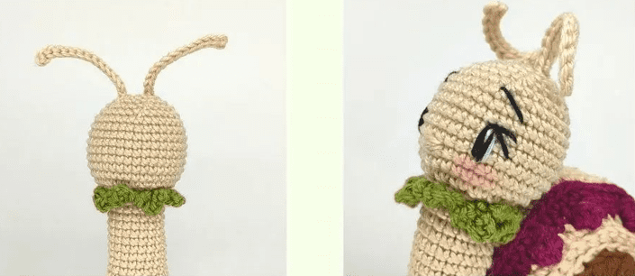 PDF Crochet Cute Snail Trudi Amigurumi Free Pattern Assembly
