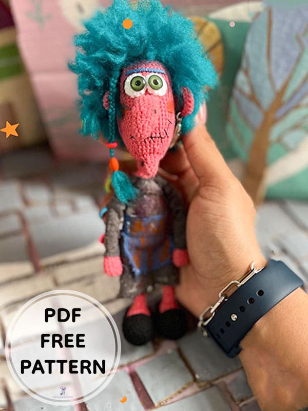 PDF Crochet Doll Paiji Amigurumi Free Pattern 1