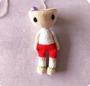 Park Ji Min Crochet BTS Character PDF Amigurumi Free Pattern Head