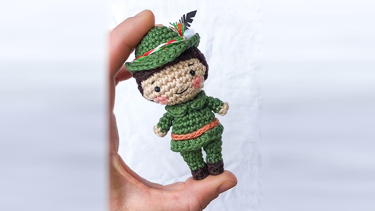 Alpino Crochet Doll Amigurumi Free PDF Pattern 3