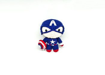 Captain America Crochet Doll Amigurumi PDF Free Pattern