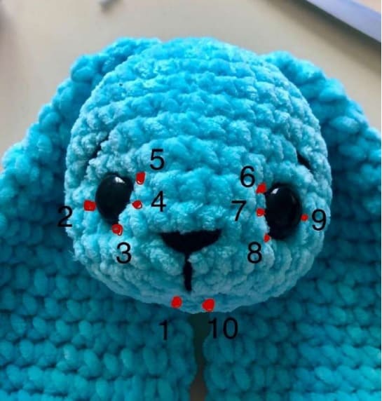 Crochet Baby Bunny PDF Amigurumi Free Pattern Ears