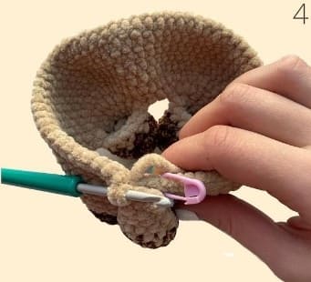 Crochet Baby Hyena PDF Amigurumi Free Pattern Body 1