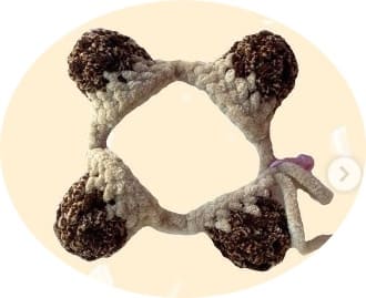 Crochet Baby Hyena PDF Amigurumi Free Pattern Legs 1
