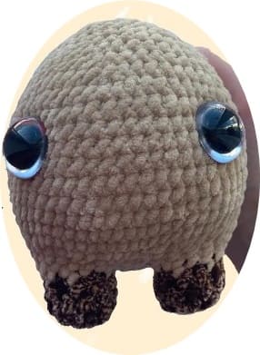 Crochet Baby Hyena PDF Amigurumi Free Pattern Snout