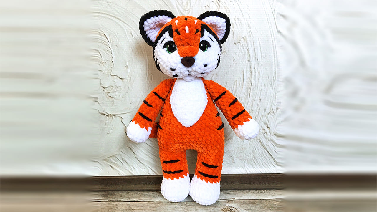 Crochet Baby Tiger PDF Amigurumi Free Pattern 3