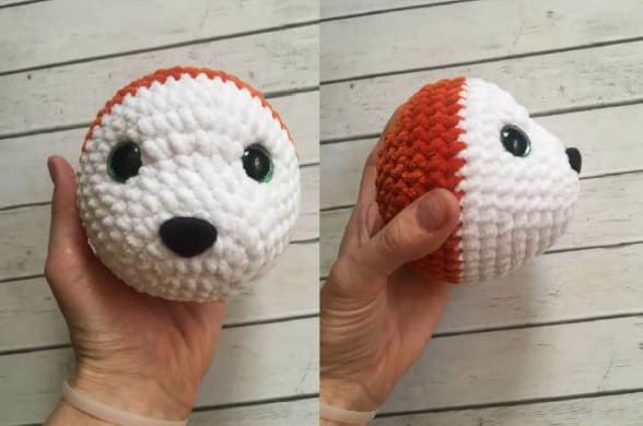 Crochet Baby Tiger PDF Amigurumi Free Pattern Head 1