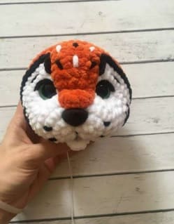 Crochet Baby Tiger PDF Amigurumi Free Pattern Mouth