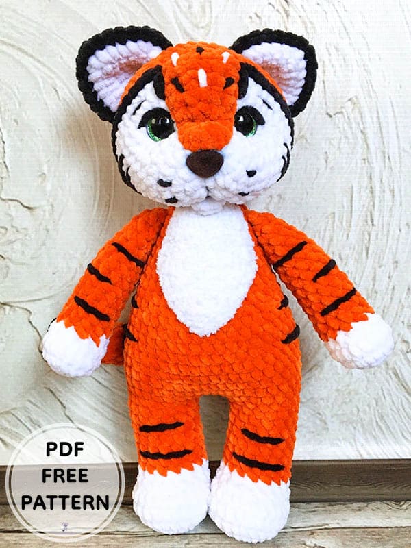 Crochet Baby Tiger PDF Amigurumi Free Pattern