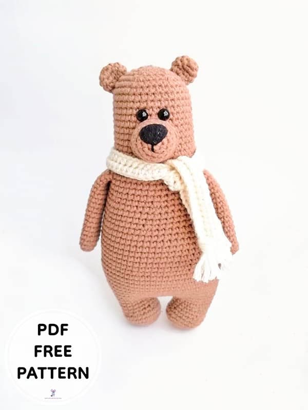 Crochet Bear PDF Amigurumi Free Pattern 1