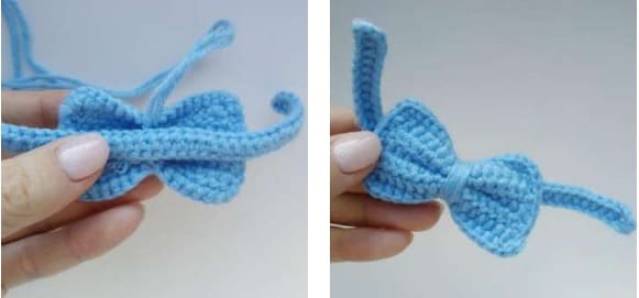 Crochet Bunny Lucy PDF Amigurumi Free Pattern Bow 4