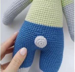 Crochet Bunny Lucy PDF Amigurumi Free Pattern Tail