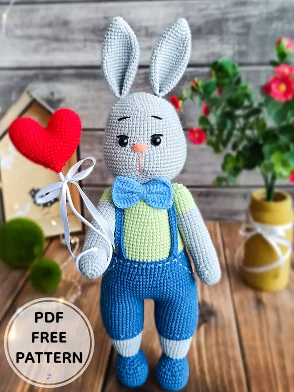 Crochet Bunny Lucy PDF Amigurumi Free Pattern
